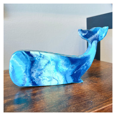 Small Resin Standing Whale (6