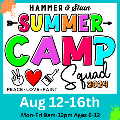 WEEK 2: Aug 12-16th (9am-12pm) Kids Summer Craft Camp