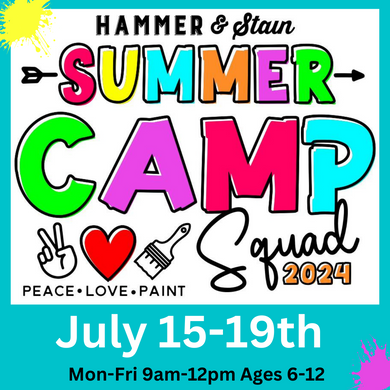 WEEK 1: July 15th-19th (9am-12pm) Kids Summer Craft Camp