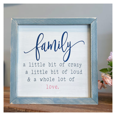 Family Definition Framed 10