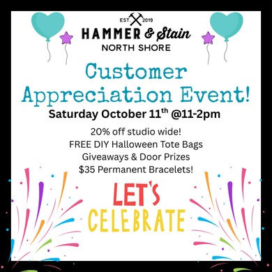 10/11/2025 - Saturday (11am - 2pm) Annual Customer Appreciation Event!