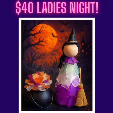 10/24/2025 - Friday (7pm) Get Witchy with Sea Glass Workshop!