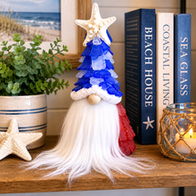 *PATRIOTIC* Sea Glass Gnome - Craft at Home Kits ($60-$78)