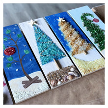 11/25/2025 - Tuesday (6:30pm) Festive Seascapes Plank Workshop!