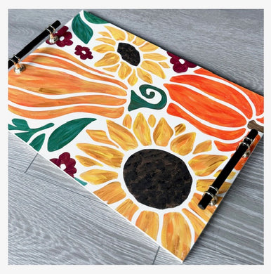 Fall Gourds & Pumpkins - 12x18