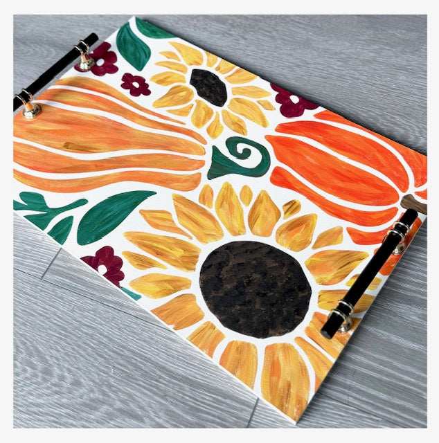 Fall Gourds & Pumpkins - 12x18