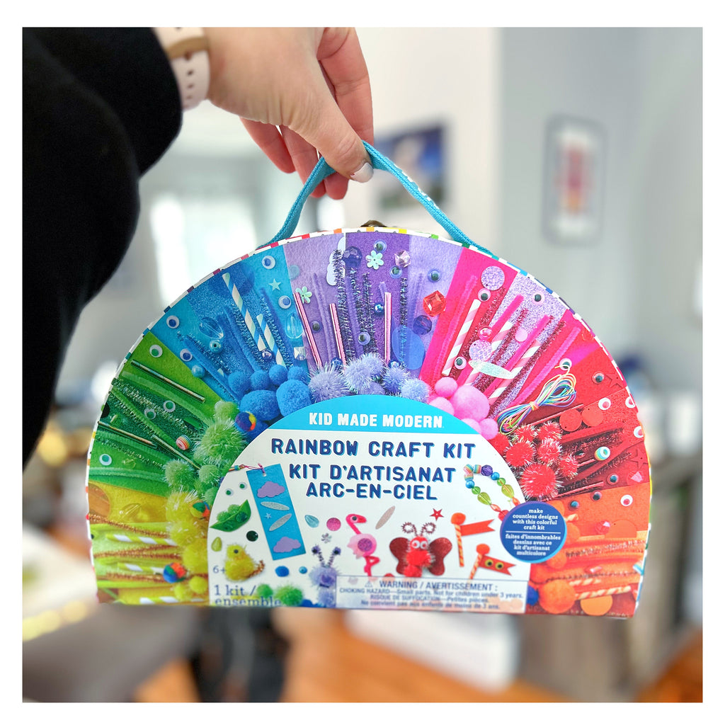 Kid Made Modern Rainbow Craft Kit Hammer & Stain North Shore