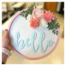 3/27/2026 - Friday (2pm) Hello & Blooms – 3D Floral Hello Door Hanger Workshop!