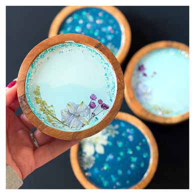 2/6/2025- Friday (7pm) Cozy Makes: Resin Coasters, Lazy Susan & Boards Workshop! ($50-$55)