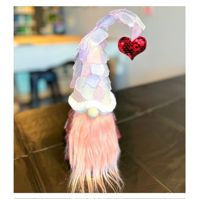 *VALENTINES* Sea Glass Gnome - Craft at Home Kits ($60-$78)