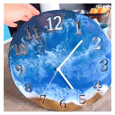 3/19/2026 - Thursday (5:30pm)  Private Work Party: Time to Create- Resin Pour Clock Workshop! ($85-$120)