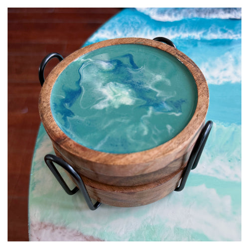 2/27/2026- Friday (7pm) Resin Coaster Night: Floral & Color Pour Options!