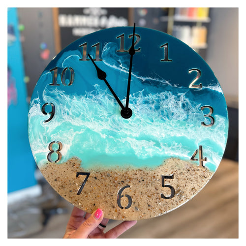 8/20/2026 - Thursday (6:30pm) Resin Pour Tables, Trays & Clocks Workshop ($95-$130)