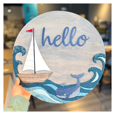 7/28/2026 - Tuesday (6:30pm)  DIY Wood Signs w/Crushed Glass Workshop! ($48-$68)