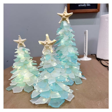 9/15/2025 - Monday (6:30pm) Coastal Creations: Sea Glass Trees & Succulent Workshop! ($50-$78)