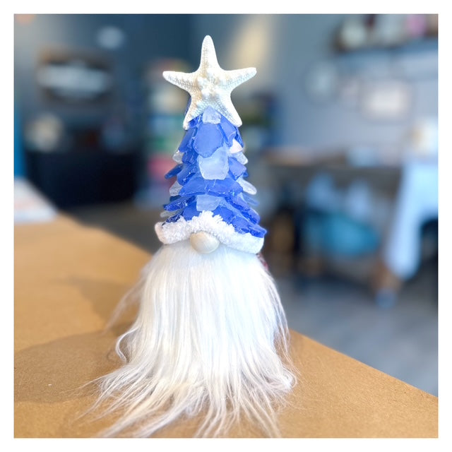 *PATRIOTIC* Sea Glass Gnome - Craft at Home Kits ($60-$78)
