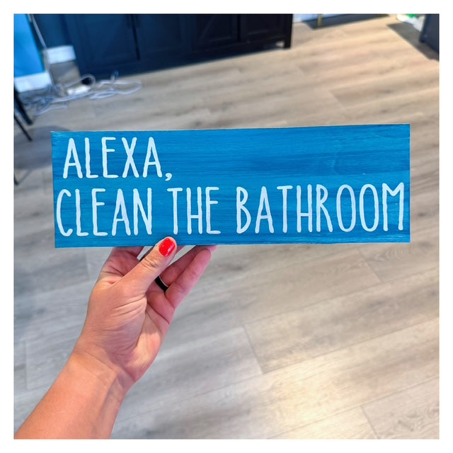 Alexa Clean the Bathroom 4x12