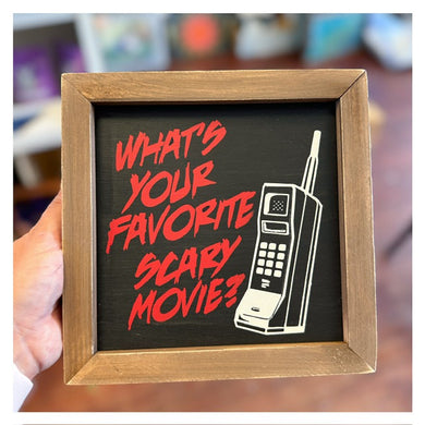 Whats your favorite scary movie? Framed 8