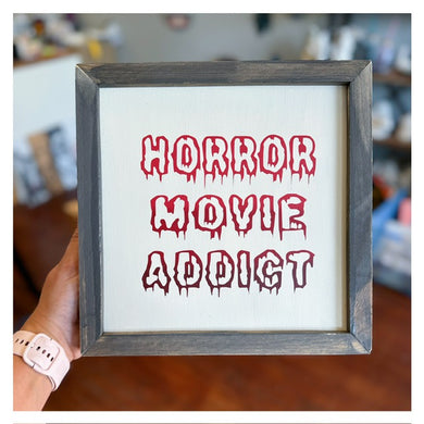 Horror Movie Addict Framed 10