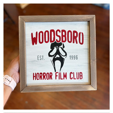 Woodsboro Horror Film Club Framed 10