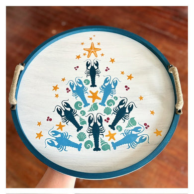 12/7/2025 - Sunday (11am) Karalynne's Make It Merry: Custom Trays & Plank Seascapes Private Party ($58-$90)