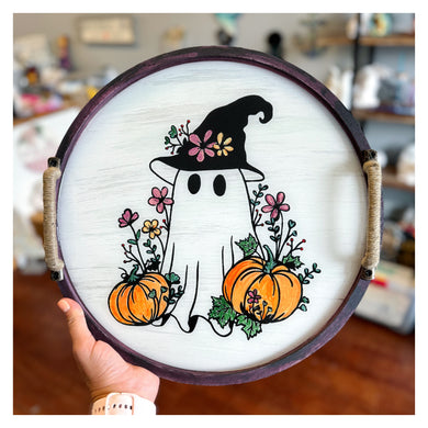 9/13/2025 - Saturday (11am) Boo-tiful Fall & Halloween DIY Wood TRAYS Workshop! ($55-$90)