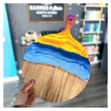 7/8/2026 - Wednesday (6:30/7pm) *SUNSET* Resin Pour Workshop ($68-$98)