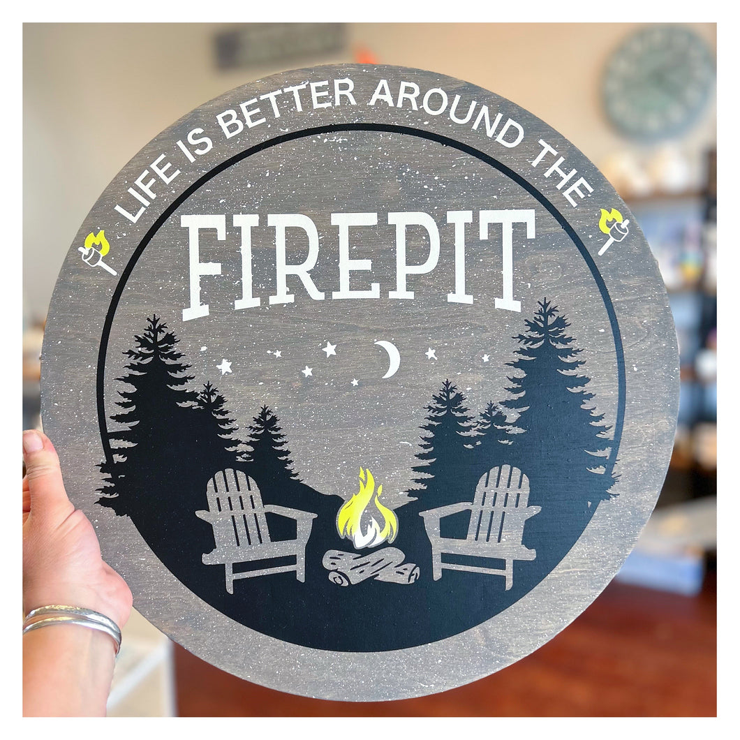 Life is better around the fire pit 16