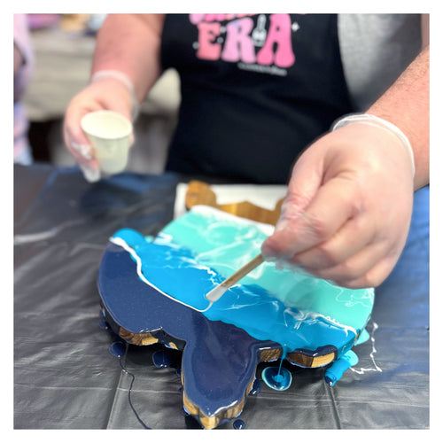 8/7/2026 - Friday (5:30/6:30pm) Intro to Resin Pour Workshop ($68-$90)