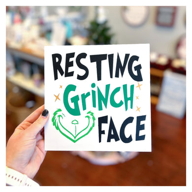 Resting Grinch Face 8x8