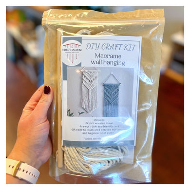 DIY Macrame Wall Hanging Kit - Natural