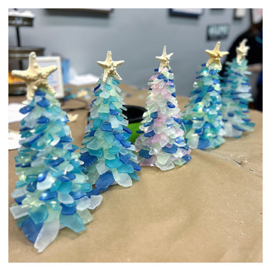 10/18/2024 - Friday (7pm) Sea Glass TREE Workshop! ($48-$75)