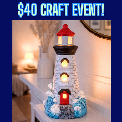 6/11/2026 - Thursday (6:30pm) Coastal Glow: Sip, Paint & Shine – $40 Ladies Night
