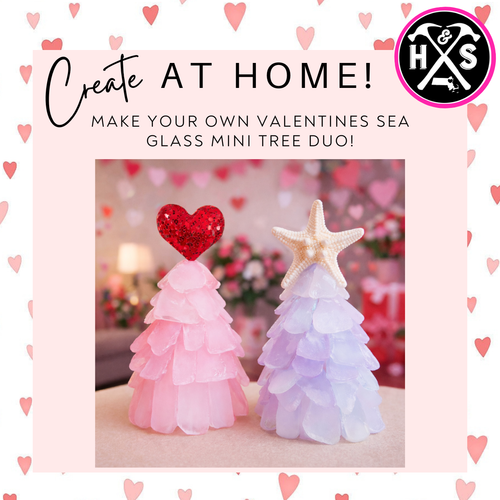 MINI Sea Glass Tree DUO - Craft at Home Kits