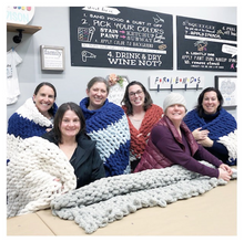 10/17/2023 - Tuesday (6:30pm) Cozy Knit Blanket Workshop!
