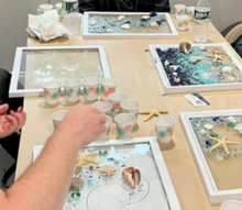 12/15/2024 - Sunday (3pm) Festive Seascape Window & Ornament Workshop! **For Ages 13+ ($48-68)