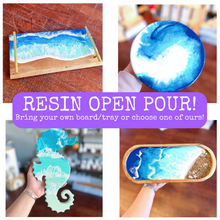 10/28/2023 - Saturday (4pm) Resin OPEN POUR Workshop!