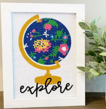 Explore Globe Diamond Art Kit