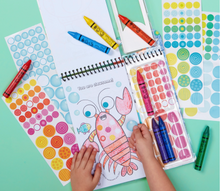 Art On the Go - Color & Stick Activity Pad - Going Dotty Ocean