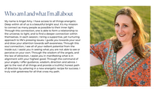 10/8/2025 - Wednesday (6:30pm) Create & Connect – A Channeled Evening with Angel Amy!