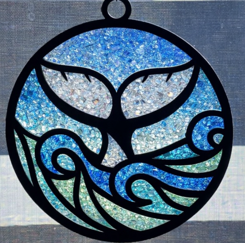 5/15/2026 - Friday (2pm) Crushed Glass Resin Sun Catchers Workshop! *Kid Friendly ages 12+