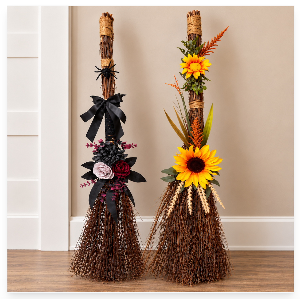 10/9/2026 - Friday (2pm) Wickedly Witchy DIY Broom Workshop!