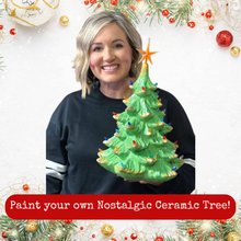 12/6/2025 - Saturday (3pm) Paint Your Own Nostalgic Christmas Tree Ceramics ($65-$135)