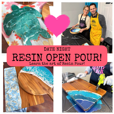 2/14/2026 - Saturday (1:30pm) Art & Love: A Valentine’s Day Resin Pour Experience!