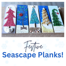 11/25/2025 - Tuesday (6:30pm) Festive Seascapes Plank Workshop!