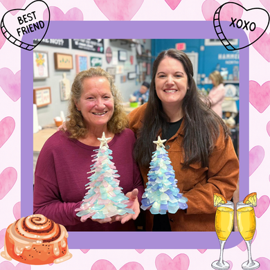 2/15/2026 - Sunday (11am) Coastal Galentine’s Brunch & Sea Glass Creations ($52-$82)