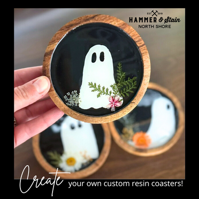 9/30/2025 - Wednesday (6:30pm) BOO-tanical Resin Creations 👻🌸 ($50-$68)