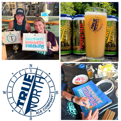 7/21/2025 - Tuesday (6pm) Summer Series *POP UP* at True North Ales: DIY Summer Painted Tote/Beach Bags!