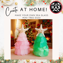 MINI Sea Glass Tree DUO- 'Hammer at Home' Take Home Craft Kit