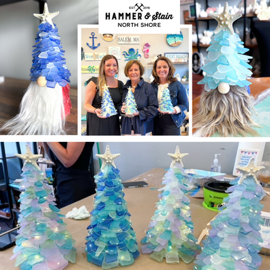 6/24/2025 - Tuesday (6:30pm) Sea Glass Trees & Gnomes Workshop! ($50-$75)